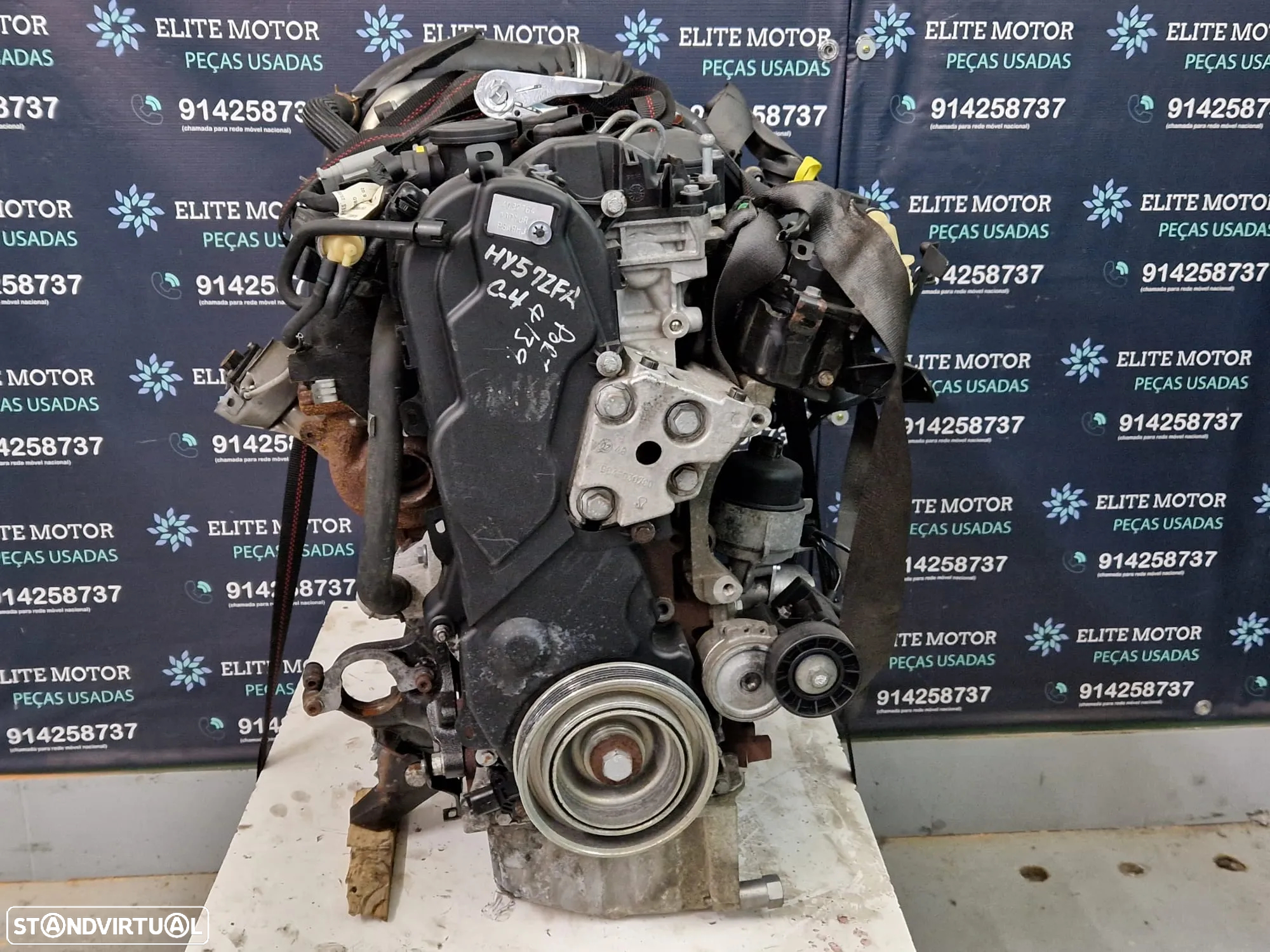 Motor usado RHJ CITROEN C4 PICASSO 2.0 HDI 136CV SIEMENS - 4
