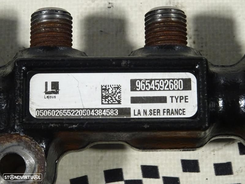 Régua / Rail De Injeção Peugeot 307 (3A/C)  9654592680 - 4