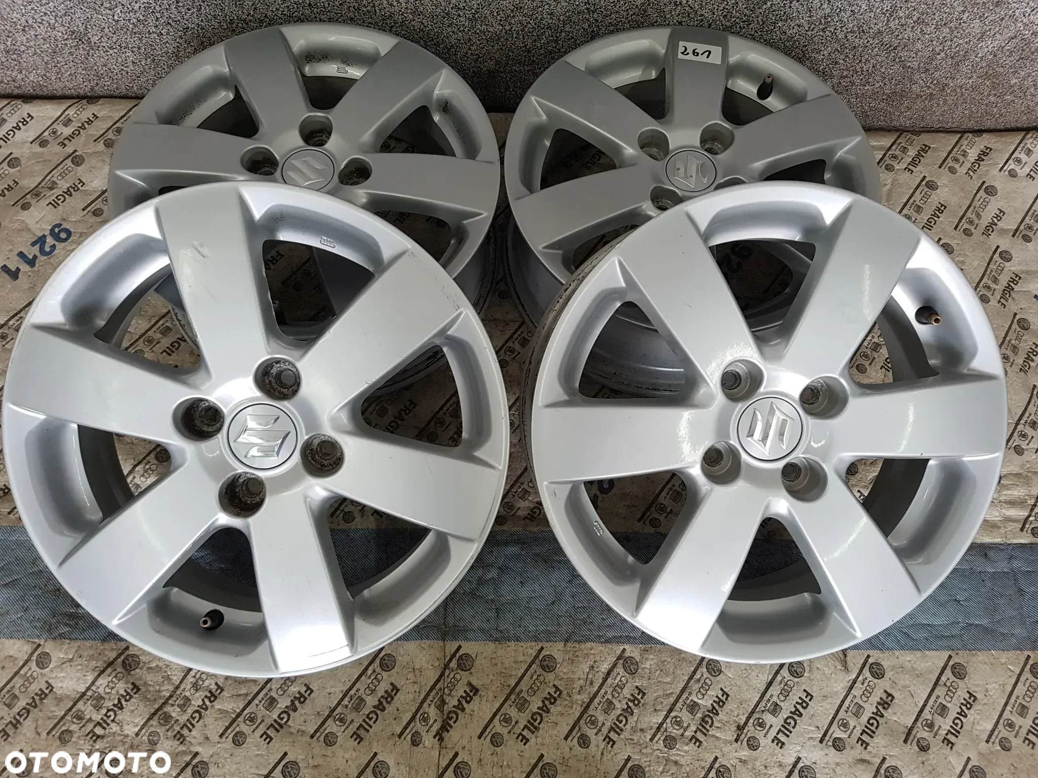 FELGI ALU 4x100 5.5Jx15 ET45 SUZUKI SWIFT SPLASH IGNIS - 13