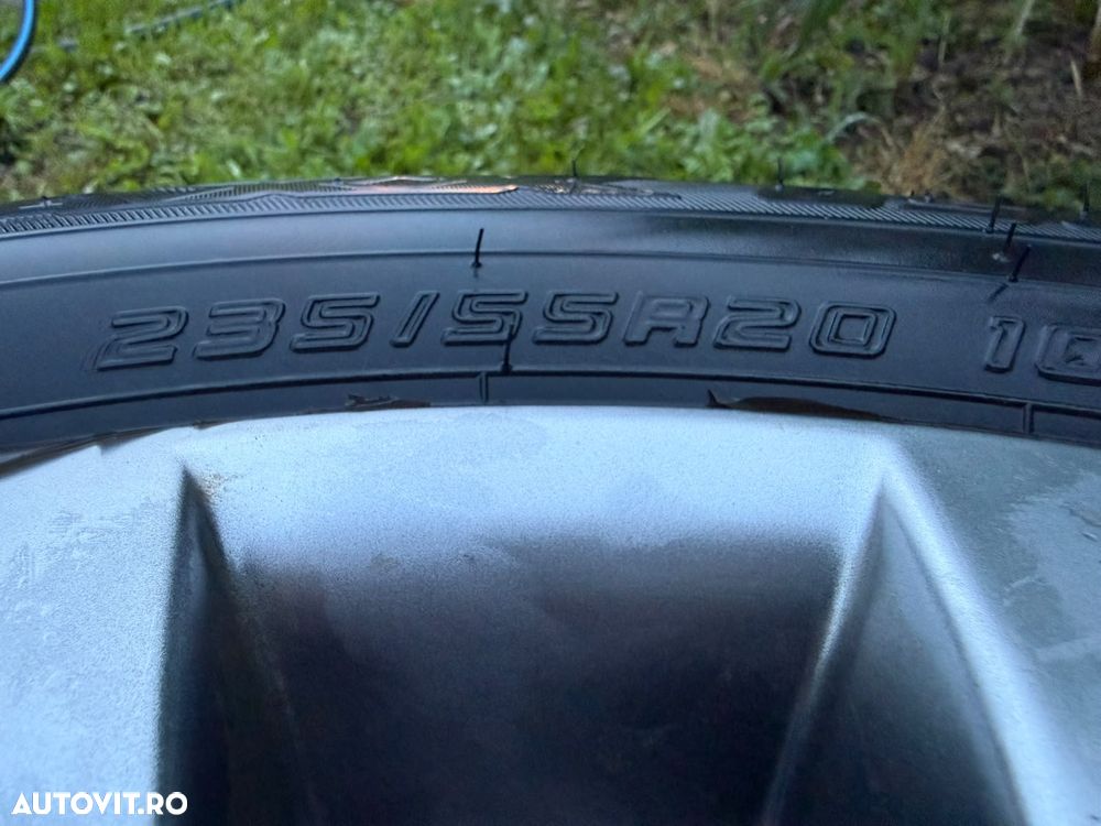 Set complet 4 Jante 20" ORIGINALE Toyota Highlander + anvelope Dunlop vara 235/55/20 DOT 2023 + senzori TPMS - 12