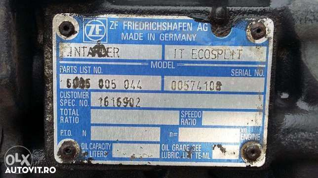 Cutie de viteze ZF Renault Magnum 460-500 DXI - 7