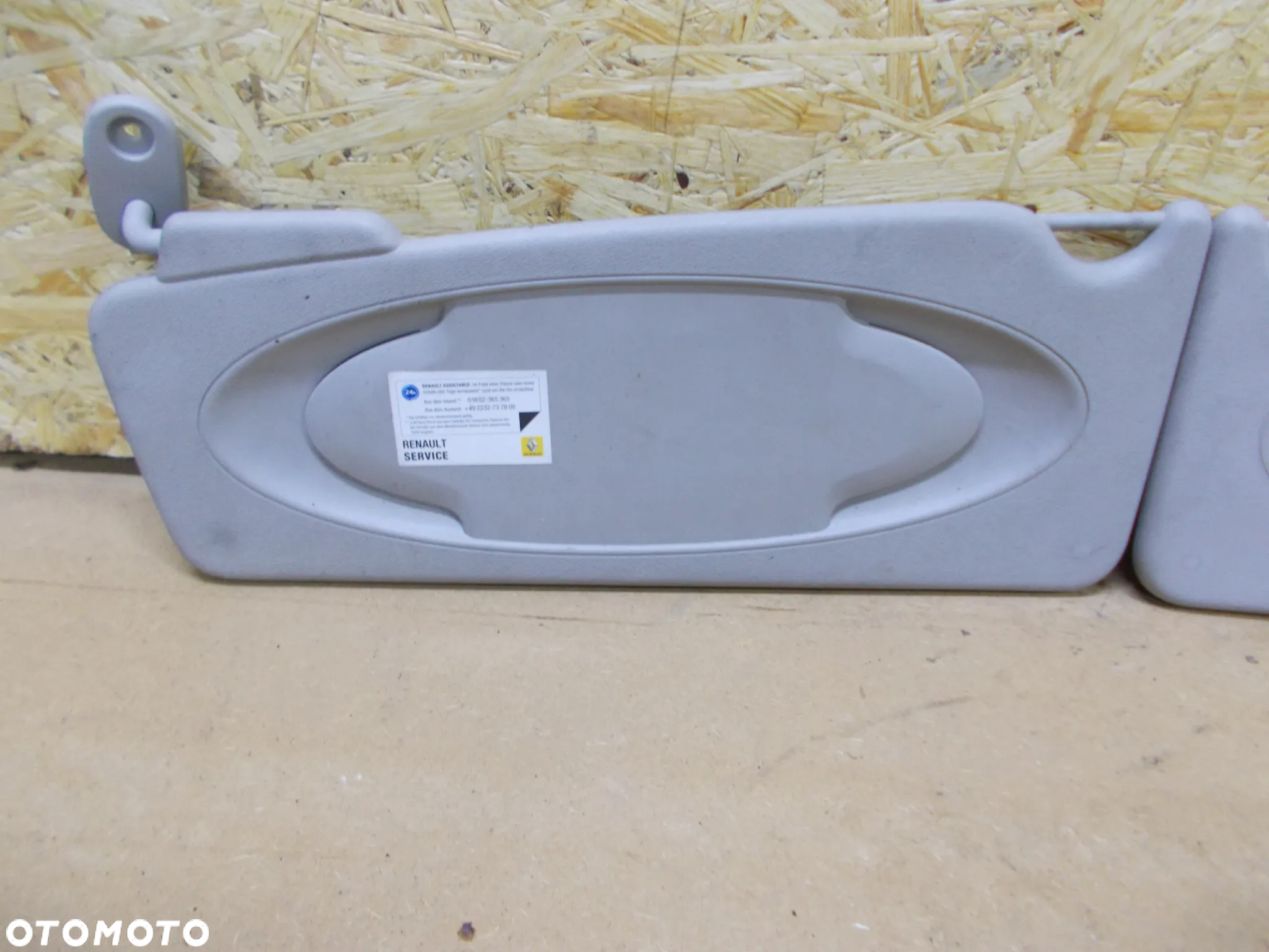 RENAULT KANGOO II CITAN DASZEK PRZECIWSŁONECZNY OSŁONA - 2
