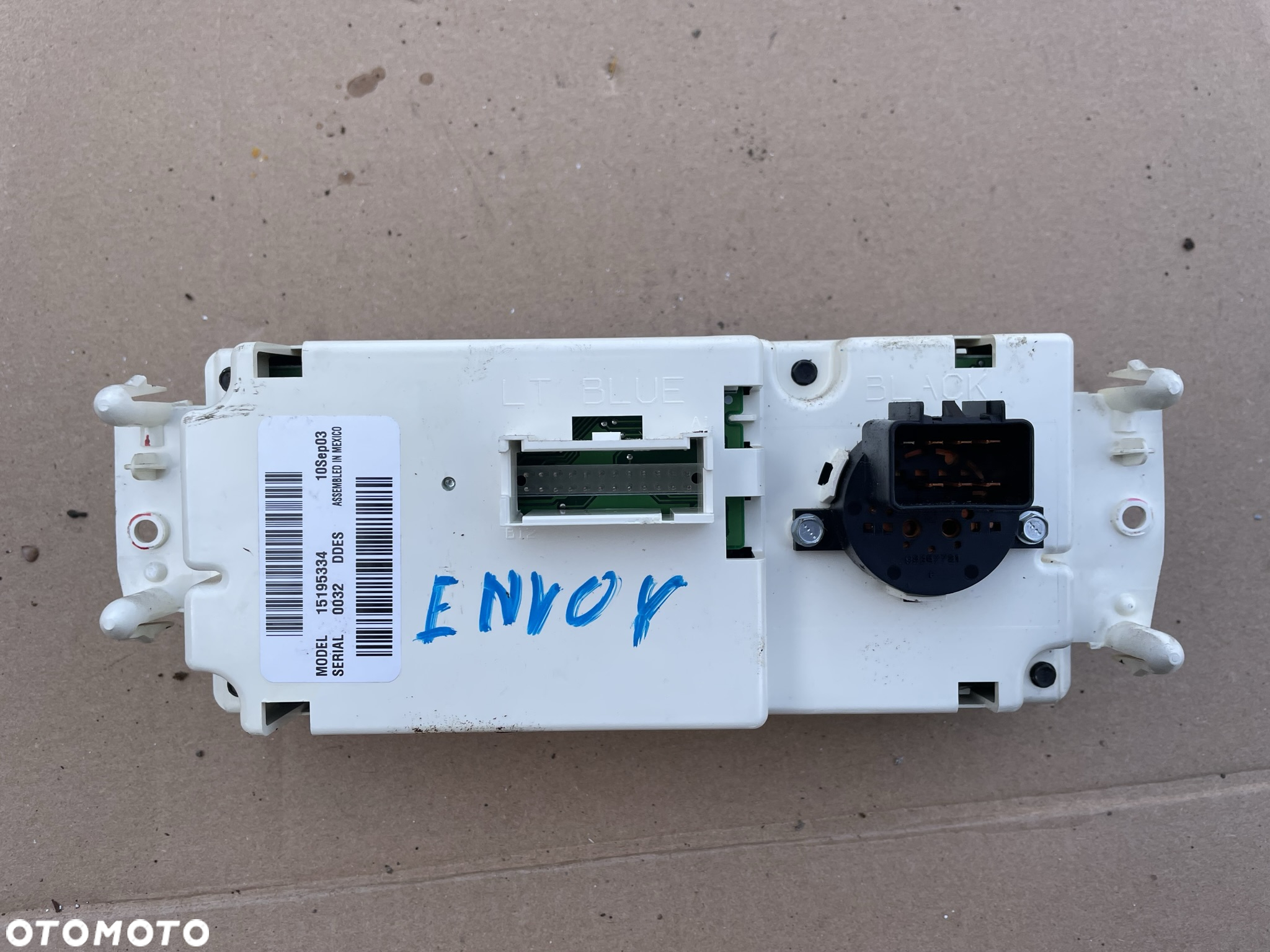 GMC ENVOY ISUZU ASCENDER PANEL KLIMATYZACJI NAWIEWU 15195334 - 2