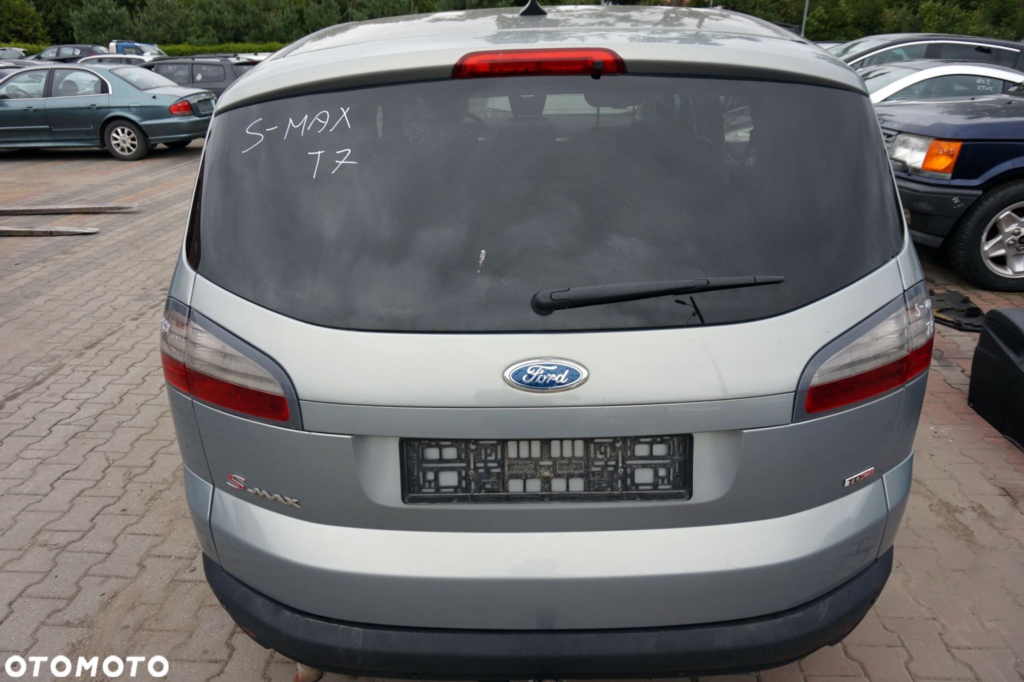 KLAPA BAGAŻNIKA TYLNA S-MAX I MK1 T7  SZARY THUNDER FORD 2006-2010 - 1
