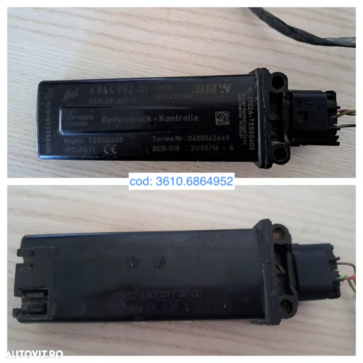 Modul TV modul led far ballast droser joystick selector schimbator viteze timonerie pt volan pe stanga senzor RDC presiune roti SZL panglica volan comenzi semnalizare SZL Turing Break BMW Seria 5 6 7 - 4