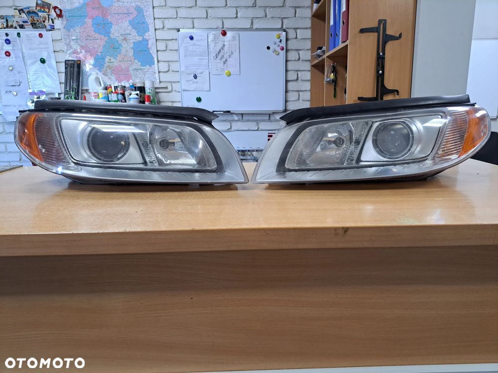 Volvo S80 II V70 III XC70 PRZEDNIA LAMPA LEWA PRAWA LEWY PRAWY PRZÓD XENON KOMPLETNE  31214349 - 1
