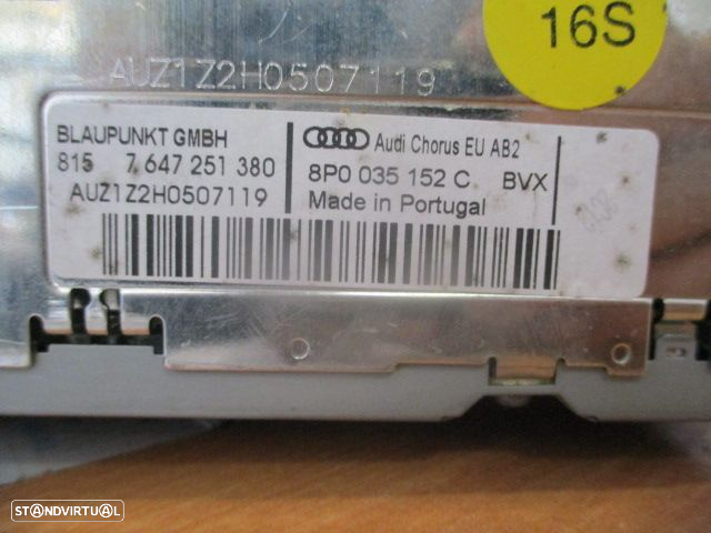 Radios 7647251380  8P0035152C AUDI A3 8P SPORTBACK 2008 2.0TDI 140CV 5P CINZA - 7