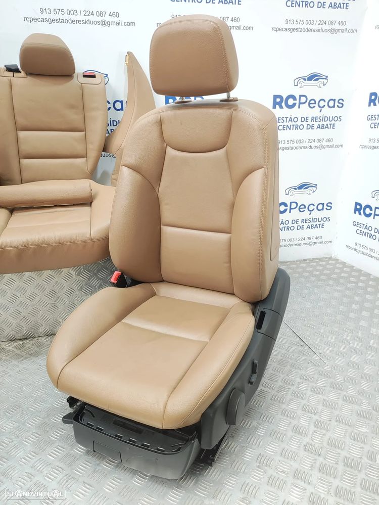 Conjunto Bancos Pele Beje Mercedes Benz Class C W204 Carrinha 2008 a 2014 - 11