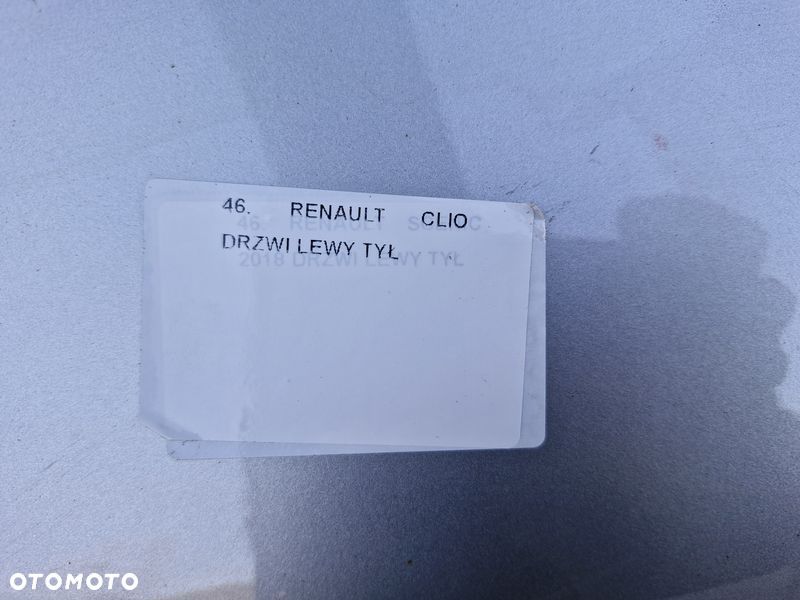 RENAULT CLIO IV 4 KOMBI DRZWI LEWY TYŁ TYLNE LEWE - 2