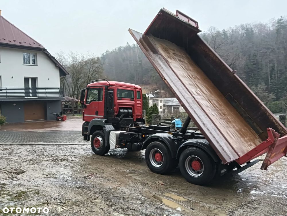 MAN TGS 26.440 6x4 – Wywrotka 3-Stronna | Bordmatik Burtmatic | Serwis ASO | Manual | EURO 5 - 6