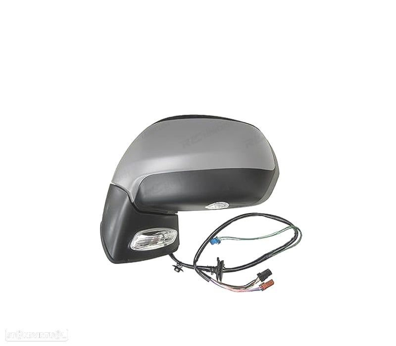ESPELHO COMPLETO ESQUERDO CITROEN C4 PICASSO 06-12 LUZ CORTESIA - 1