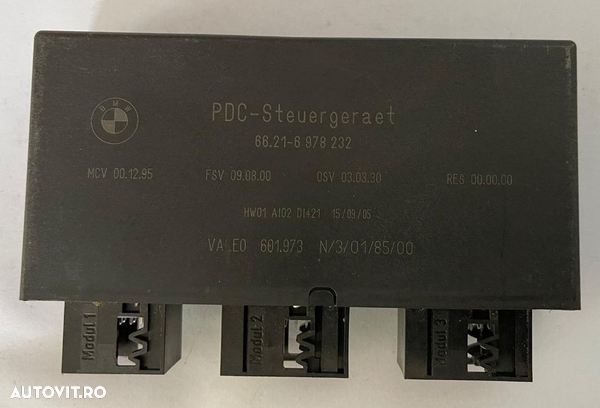 Modul PDC senzori parcare BMW E70 E60 E65 E70 E71 E63 M6