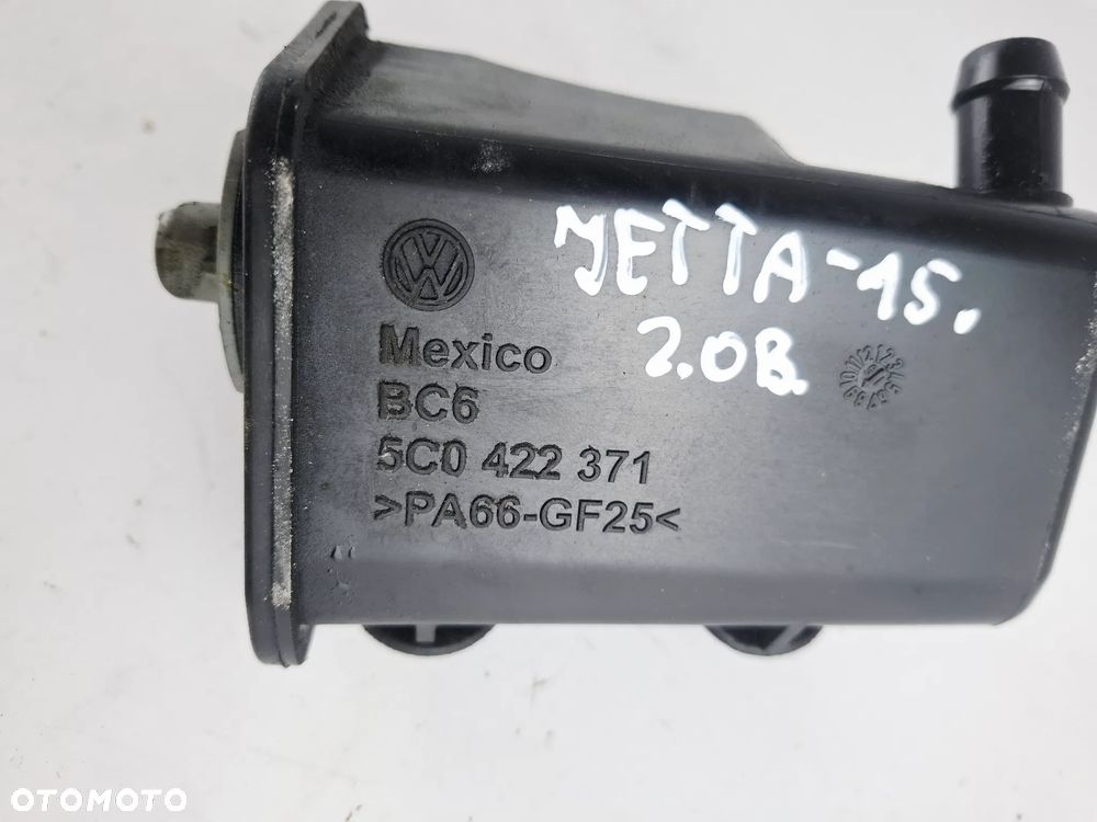 Zbiornik Zbiorniczek Płynu Wspomagania Kierownicy VW Jetta Passat Beetle 5C0422371 - 5