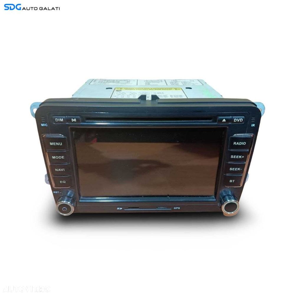 Display Ecran Tactil Touchscreen Radio CD Player Navigatie GPS Volkswagen Golf 5 2004 - 2008 [LR2360] - 1