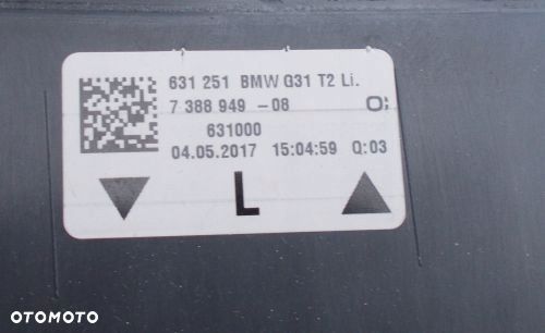 BMW 5 G31 17- LED PRAWA TYLNA LAMPA KLAPA ORYGINAŁ - 4