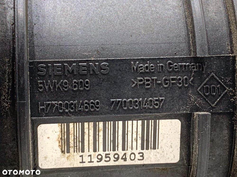 PRZEPŁYWOMIERZ - 76.00 PLN - RENAULT ESPACE IV (JK0/1_) 2002 - 2022 1.9 dCi (JK0U, JK0G) 88 kW [120 - 4