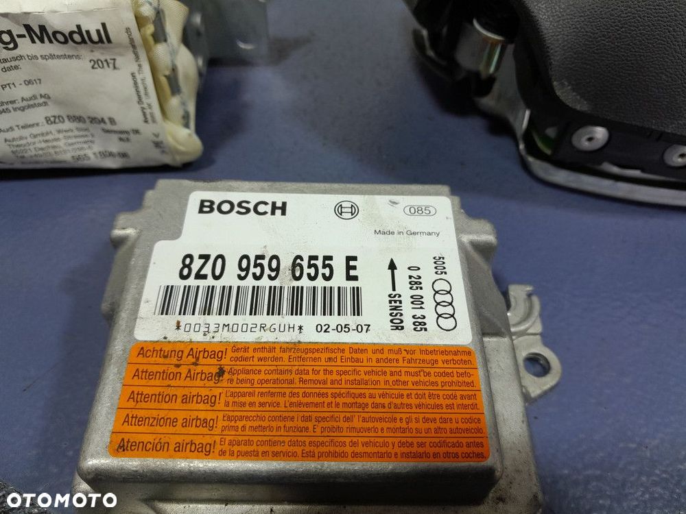 AUDI A2 DESKA ROZDZIELCZA KOKPIT PULPIT PODUSZKI PASY EU - 7