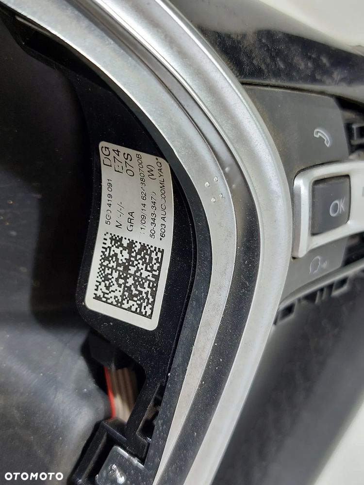 KIEROWNICA VW GOLF 7 VII PASSAT B8 SKORA MULTIFUNKJA SLASK WYSYLKA - 14