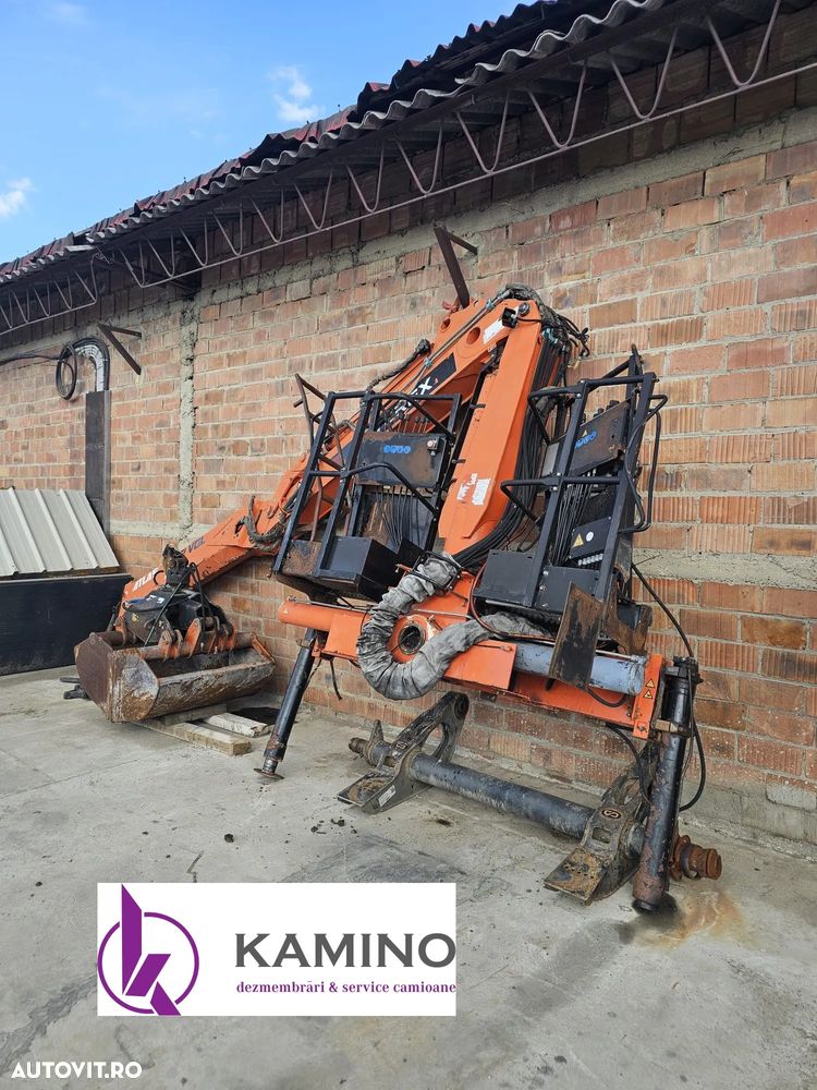 Braț macara ATLAS 118.2 VGL + cupa , complet hidraulic - 7