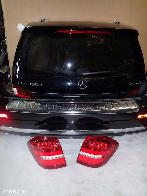 dw mercedes gls x166 zderzak klapa lampy tył - 1