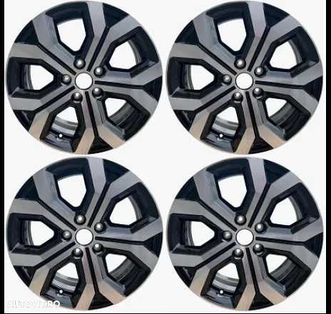 Set 4 Jante Aliaj ORIGINALE Tergan Dacia Duster III 17 inch ET32 - 1