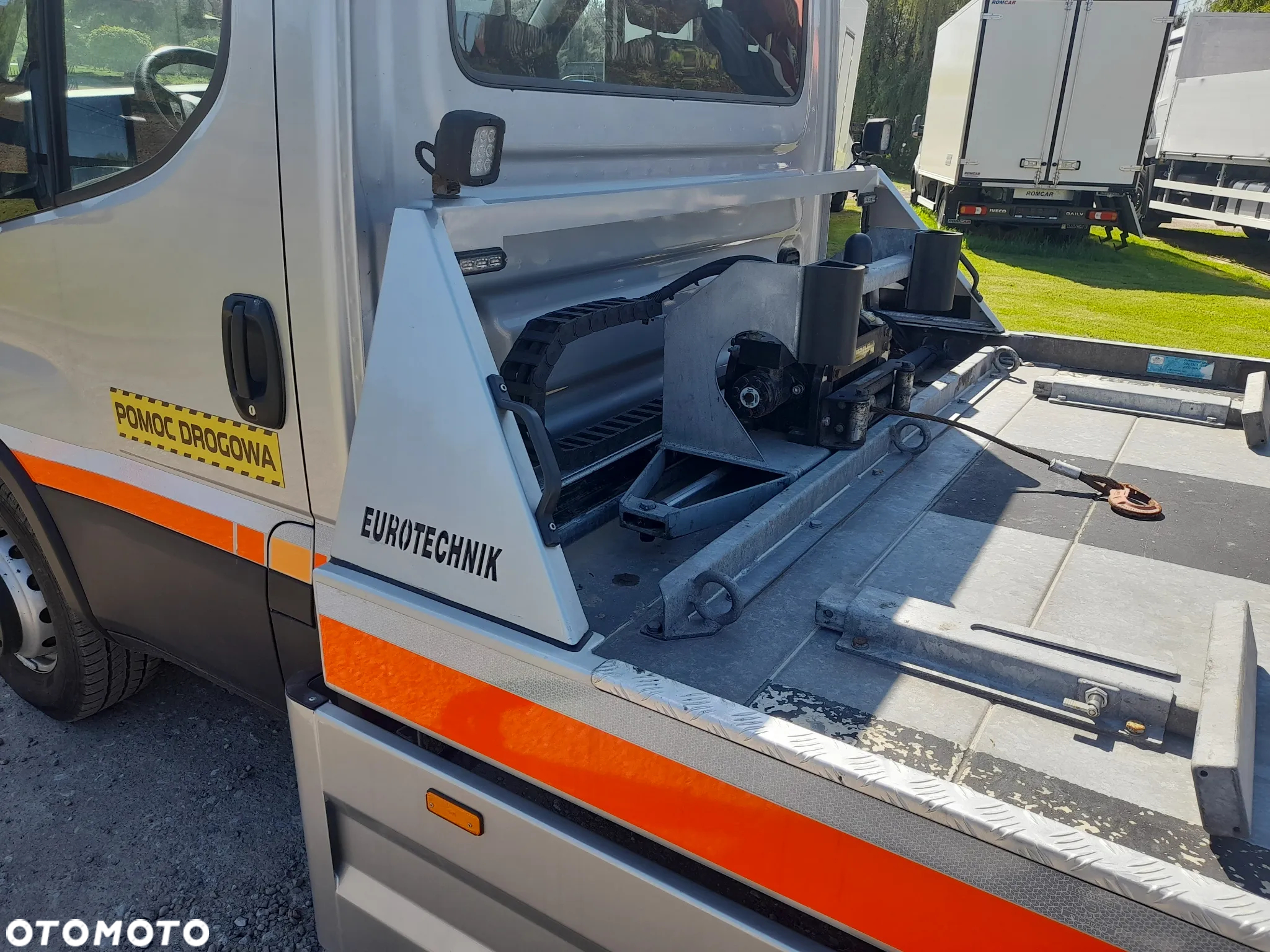 Iveco DAILY 72c18 70c18 Dmc 7200kg LAWETA PLATFORMA HYDRAULICZNA -EUROTECHNIK-Pomoc drogowa JEDYNA taka na NIEMIECKI rynek BLOKADA MOSTU PNEUAMATYCZNE ZAWIESZENIE... - 12