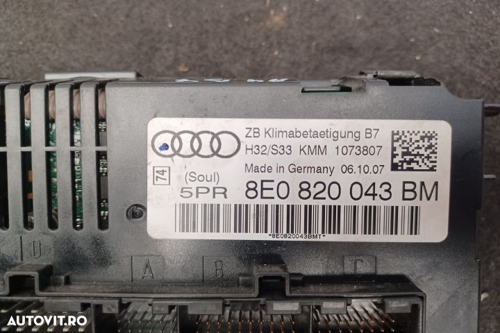 Comanda AC 8E0820043BM 8E0820043BM Audi A4 B7 [2004 - 2008] Avant wag - 4
