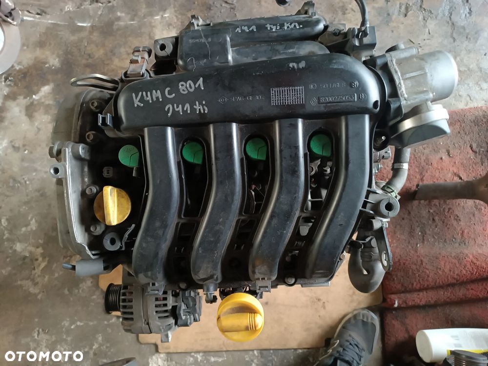 SILNIK 1.6 16V K4M801 CLIO III DACIA KOMPLETNY K4MC801 KOMPLETNY 141 TYŚ KM - 1