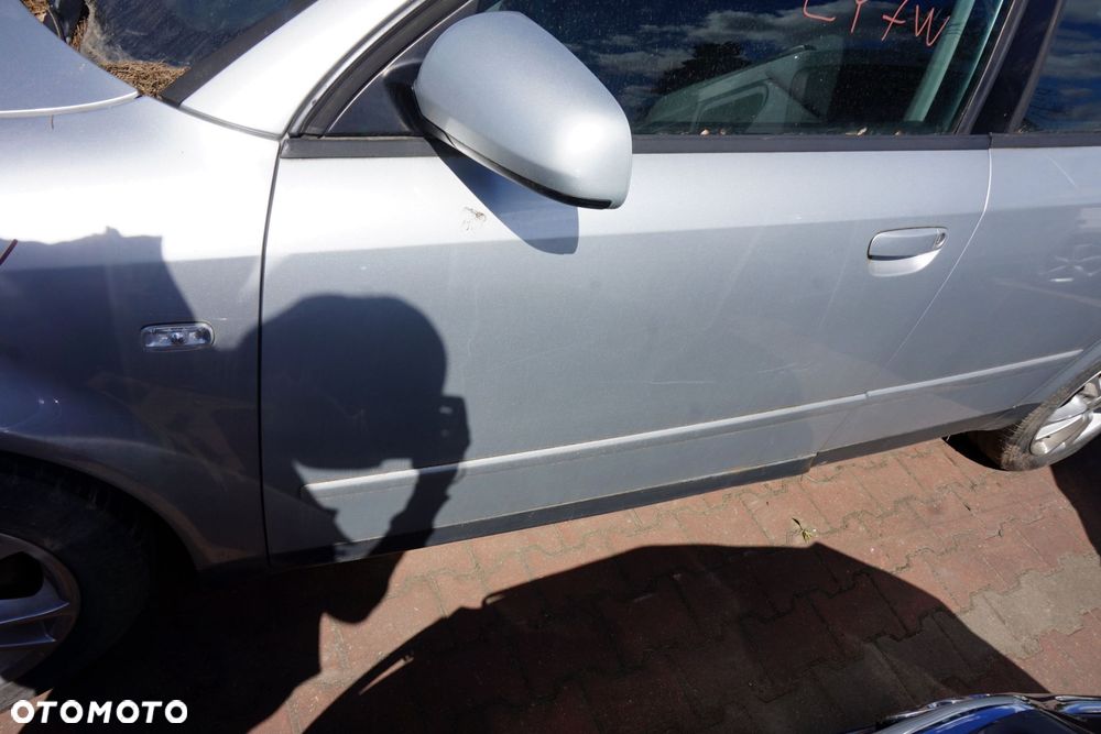 DRZWI PRZEDNIE LEWE A4 B6 SEDAN LY7W  SREBRNY AUDI 2000-2006 - 4