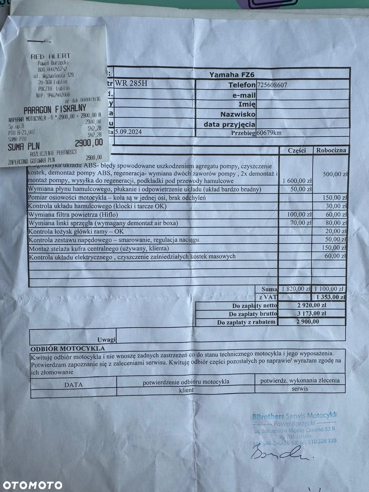 Yamaha FZ6 - 9