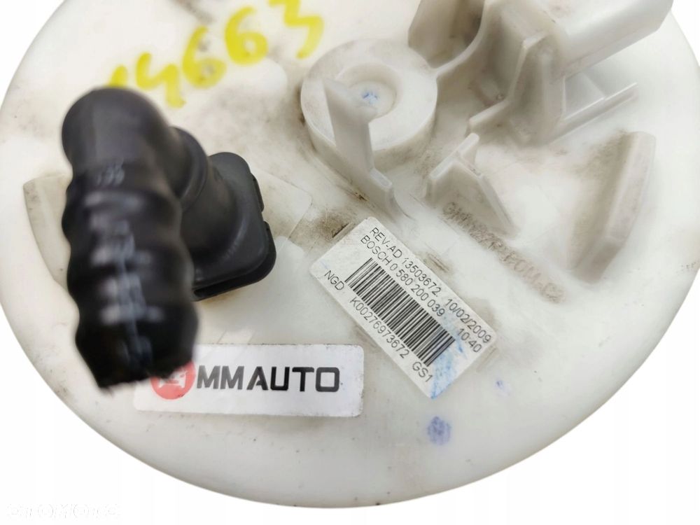 POMPA PALIWA W BAK CHEVROLET CRUZE (2008-2012) 1.6 16V 113KM 13503672 - 2