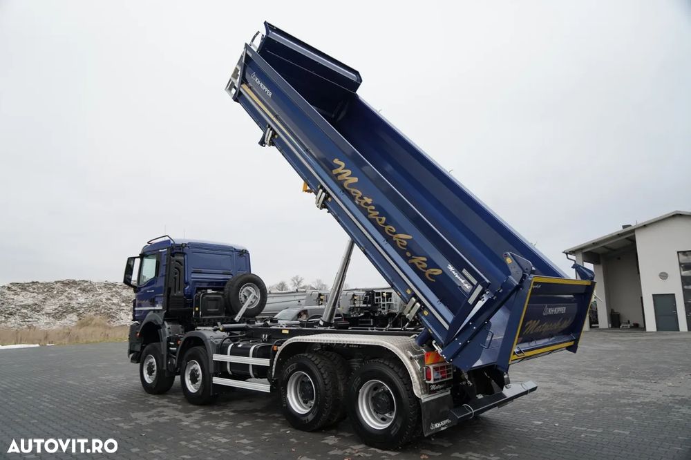 MAN TGS 41.480 / 8x6 / BASCULANĂ SPATE / MANUAL / NOU NOU / KH-KIPPER / - 4