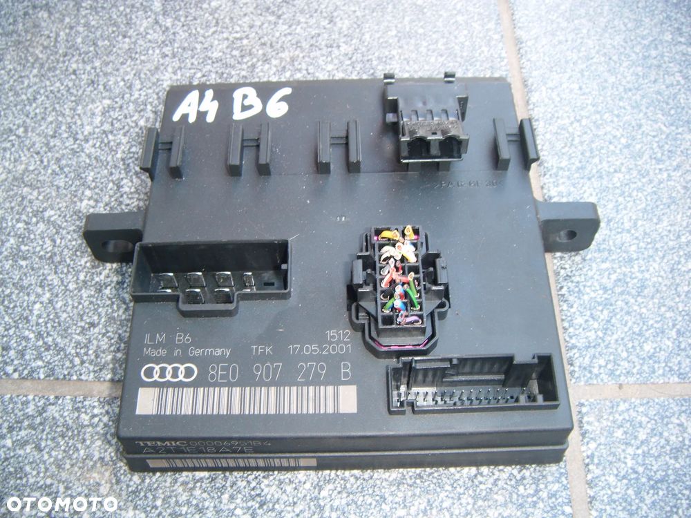 audi a4 b6 moduł- sterownik świateł  8e0907279b - 1