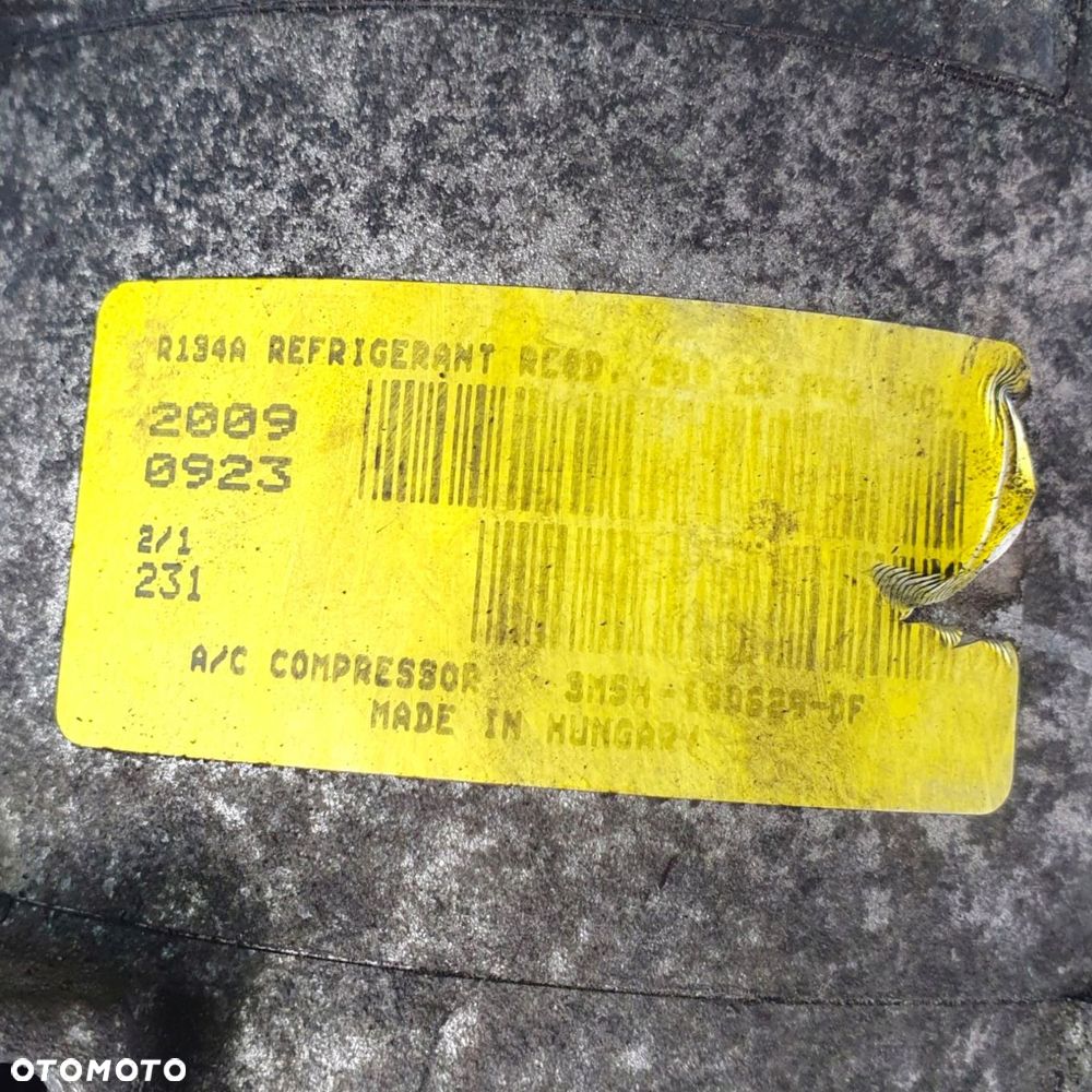 SPRĘŻARKA KLIMATYZACJI Ford C-Max 1.6 TDCi Visteon 3M5H-19D629-DF OE - 5