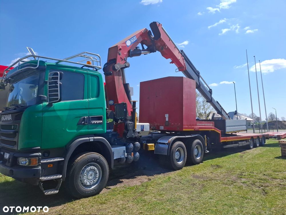 Scania G450 6x6 do energetyki 2015r słupów ciągnik specjalny Hds żuraw - 10