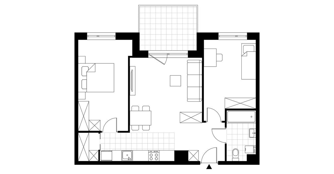 3-pokojowe mieszkanie 60m2 + balkon Bez Prowizji - Pełny obrazek: 4/9