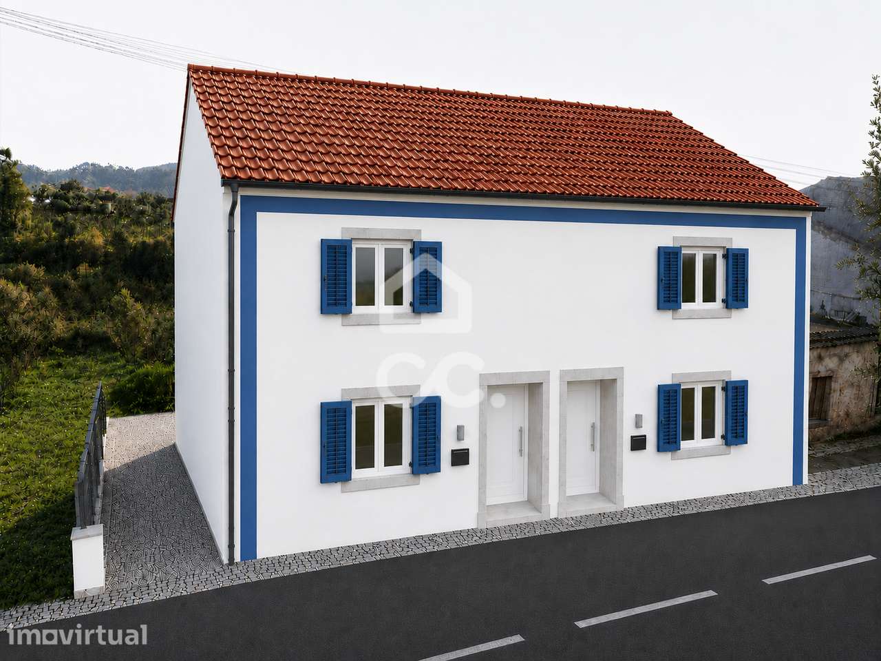 Casa geminada de 2 quartos com pátio – Almofala, Aguda - Grande imagem: 3/9