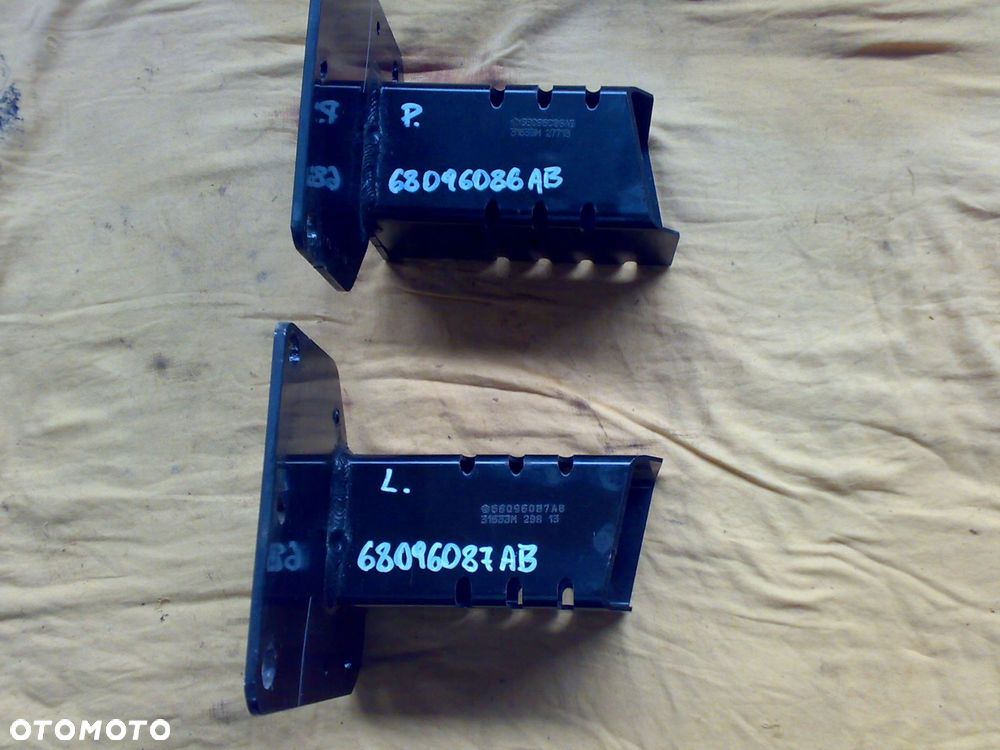 jeep cherokee kl v 14 - 18 strefa zgniotu kieł odbój przednia przód - 2