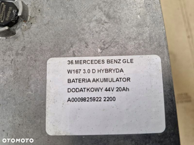 MERCEDES BENZ GLE W167 3.0 D HYBRYDA BATERIA AKUMULATOR DODATKOWY 20AH - 4