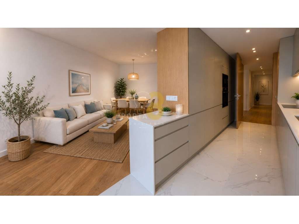 Apartamento T3 com terraço e vistas de mar inalteráveis - Gaia - Grande imagem: 3/12