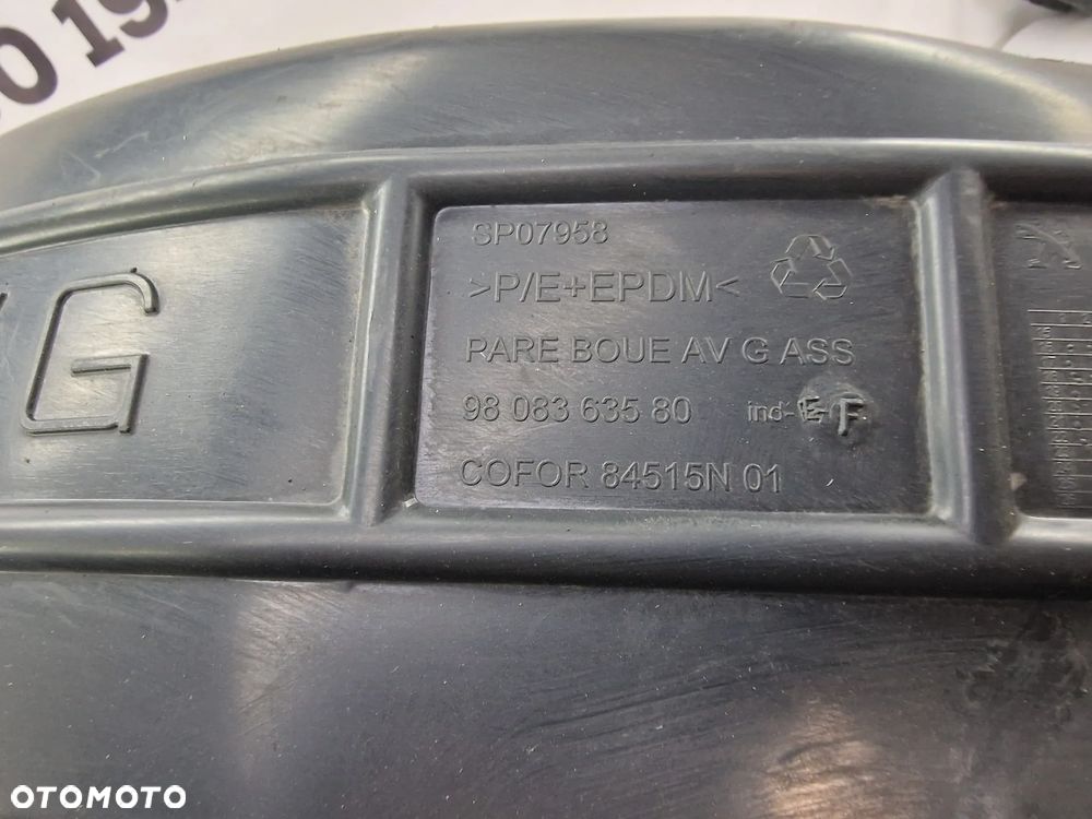 PEUGEOT EXPERT 3 / CITROEN JUMPY / TOYOTA PROACE 16- LEWE NADKOLE PRZEDNIE PRZÓD , NR 9808363580 , NR AUKCJI N884 - 8