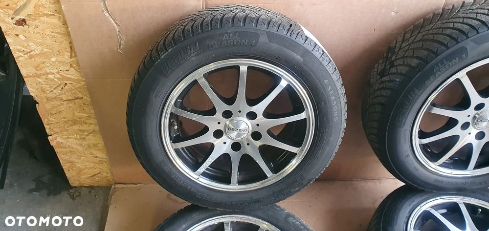 Alufelgi z oponami alusy felgi aluminiowe Dezent V DARK 5x112 ET38 6.5J 185/65 R15 Mercedes A-Klasa W169 - 3