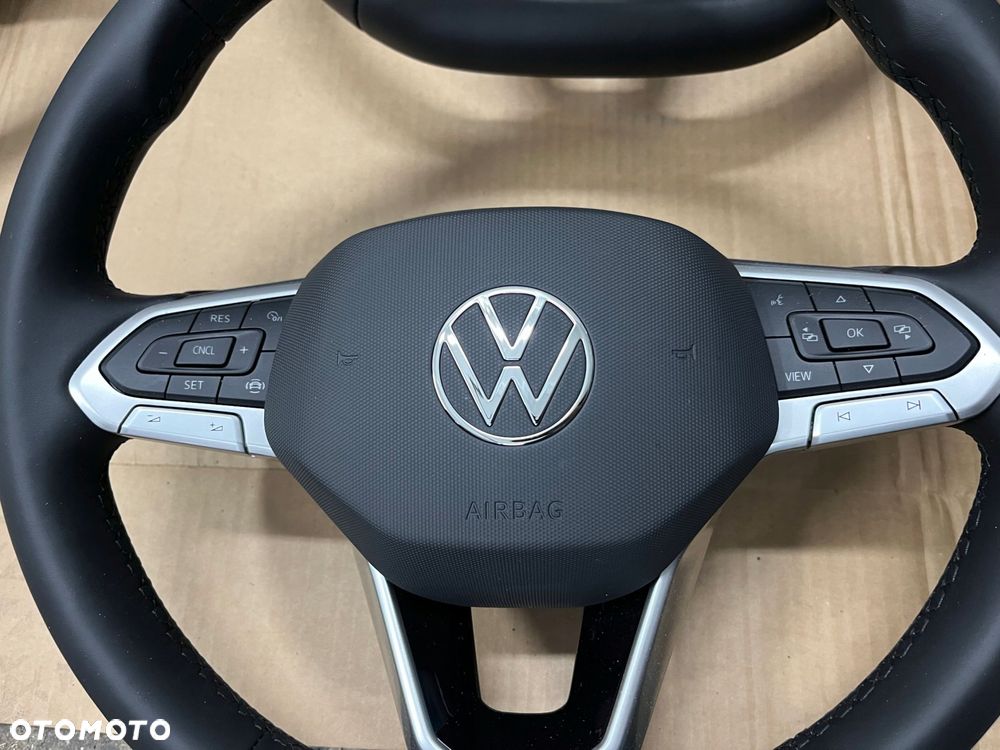 kierownica vw troc t-roc multifunkcja dsg skÓra nowa oryginal airbag - 3