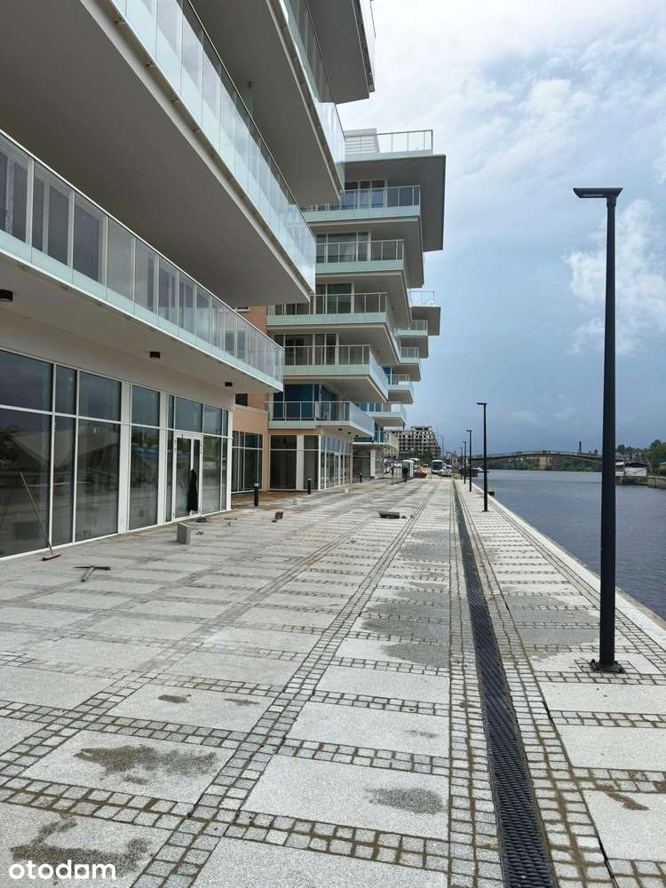 Bezpośrednio Apartament z 80 m2 ogródkiem nad Odrą, gotowe do odbioru