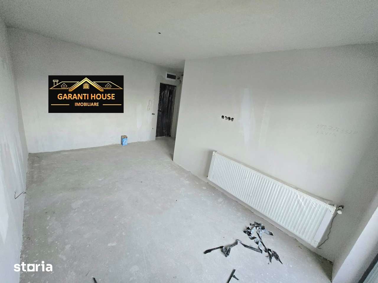 Bloc nou, apartament cu o camera + terasa, semifinisat, 53 500€ neg. - Imagine principală: 2/5