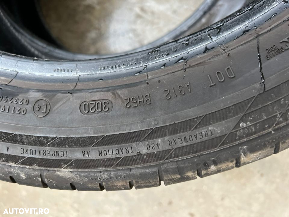 vând 2 anvelope 255/45/20 continental de vară la 6,5mm - 7