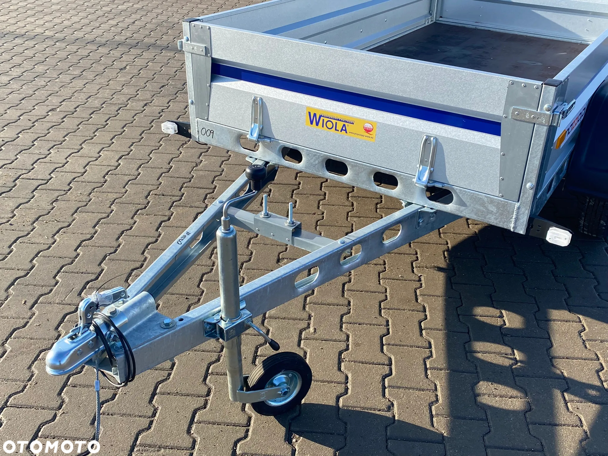 Wiola Dostawa przyczepa SPAWANA RAMA 252x132cm DMC750 kg MOCNA I SOLIDNA - 6