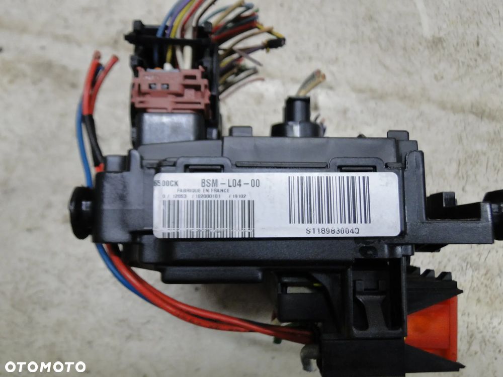 PEUGEOT CITROEN MODUŁ STEROWNIK BSM SKRZYNKA BEZPIECZNIKÓW 1.6HDI EUROPA - 5