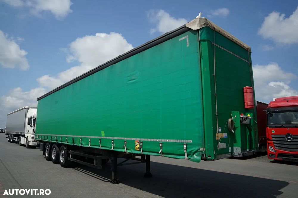 Schmitz Cargobull CORTINĂ / STANDARD / 2x AXE RIDICATIVE / SAF / PRELATĂ ARMATĂ / - 5