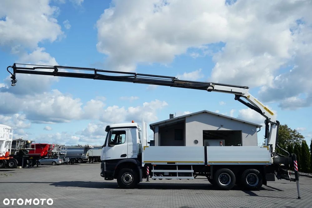 Mercedes-Benz AROCS 2636 / 6x4 / SKRZYNIOWY - 6,3 M / HDS PALFINGER PK 22002- EH D- 15 M / MAX UDŹWIG 5 700 KG / ROTATOR / PILOT / EURO 6 - 7